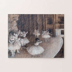 Puzzle Edgar Degas - Répétition de ballet sur scène