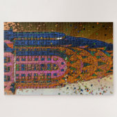 Puzzle Édifice Psychedelic NYC Chrysler Haut de la page F (Horizontal)