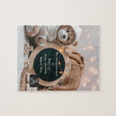 Puzzle Editable neutral pregnancy announcement  (Horizontal)