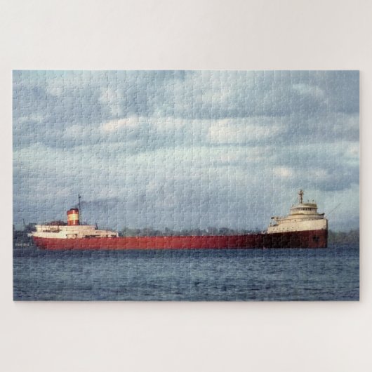 Puzzle Edmund Fitzgerald Vintage Maritime Great Lakes (Horizontal)