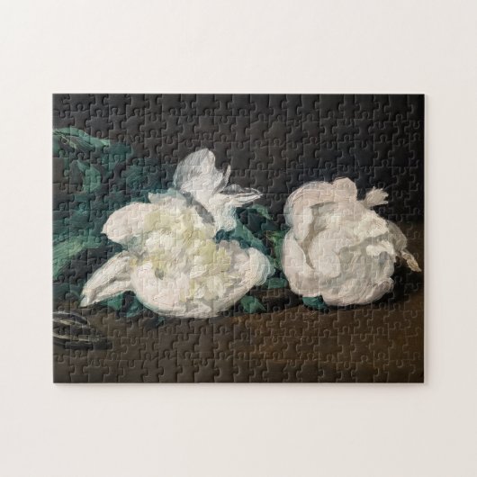 Puzzle Edouard Manet - Branche des pivoines blanches, sec (Horizontal)