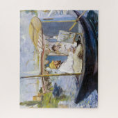 Puzzle Edouard Manet - Monet dans son bateau atelier (Vertical)