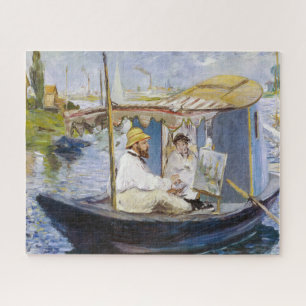 Puzzle Edouard Manet - Monet dans son bateau atelier