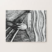 Puzzle Edvard Munch - La lithographie de cri (Horizontal)