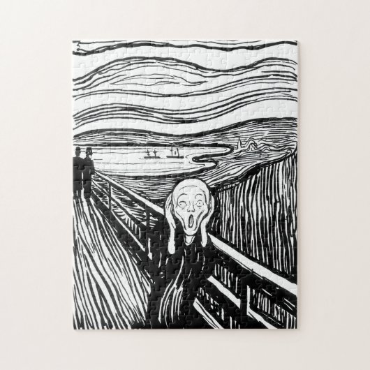 Puzzle Edvard Munch - La lithographie de cri (Vertical)