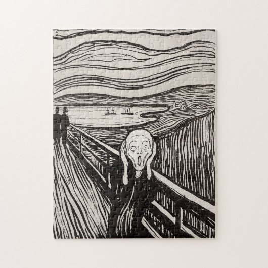 Puzzle Edvard Munch La Lithographie De Cri Imprimer Célèb (Vertical)