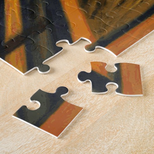 Puzzle Edvard Munch - le cri perçant (Côté)