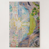 Puzzle Edvard Munch - Le Soleil 1910 (Vertical)