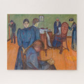 Puzzle Edvard Munch - Mort dans la salle de tests v2 (Horizontal)