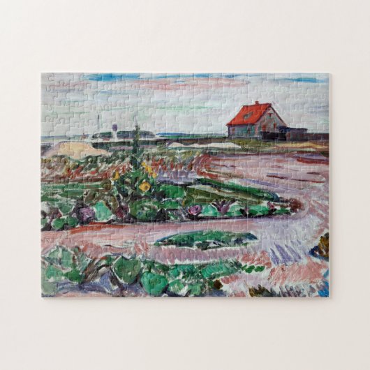 Puzzle Edvard Munch - Seashore. Paysage près de Lubeck (Horizontal)