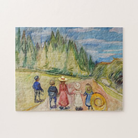Puzzle Edvard Munch - The Fairytale Forest (Horizontal)