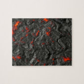 Puzzle effet arrière - plan de lave volcanique (Horizontal)