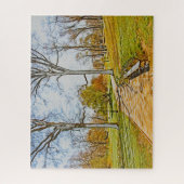 Puzzle Effet Couleur de l'eau. Central Park New York. (Vertical)