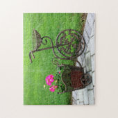 Puzzle Effet Orton Conteneur Fleur Vélo Antique (Vertical)