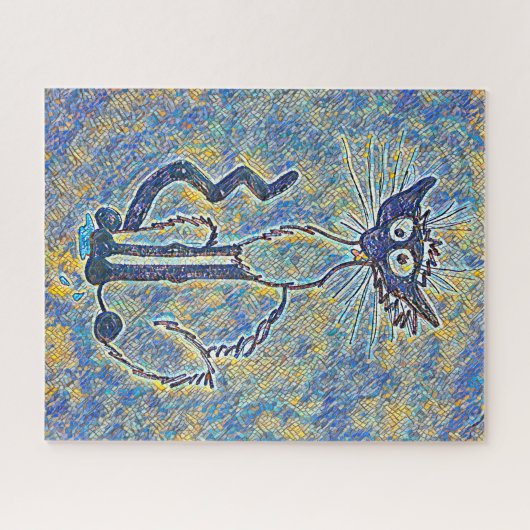 Puzzle effilé de chat (Horizontal)