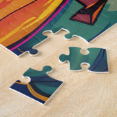 Puzzle Éffrayant Malti Tzu Chien Halloween Sorcière Et Ci (Côté)