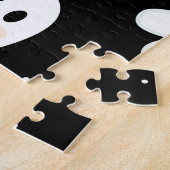 Puzzle Éffrayant mignon Halloween Ghost Nuageux Star Sky (Côté)