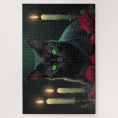 Puzzle Effrayant yeux de Kitty Green (Vertical)