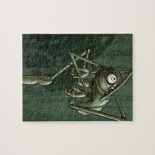 Puzzle Effrayé de l'obscurité (Horizontal)