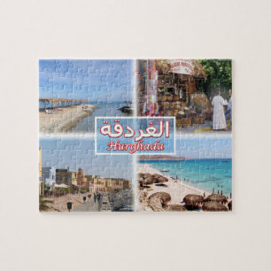Puzzle EG Hurghada - Vue sur la mer - Bazar - El G