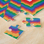 Puzzle Égalité Amour et respect Mois de la fierté (Côté)