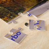 Puzzle Egg Harbour, WI automne saison avec chariot (Côté)