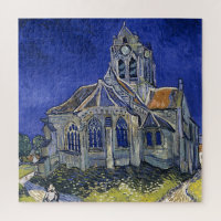 Église à Auvers par Van Gogh Peinture Art