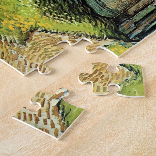 Puzzle Eglise à Auvers-sur-Oise par Vincent van Gogh (Côté)