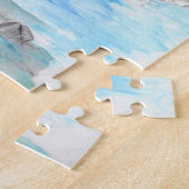 Puzzle Église au bord de la mer (Côté)
