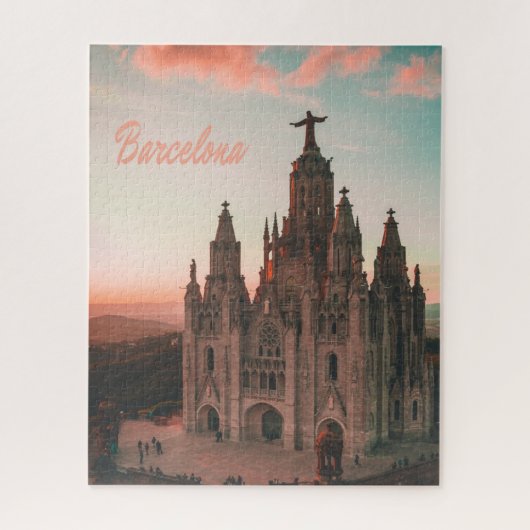 Puzzle Église espagnole de Barcelone (Vertical)