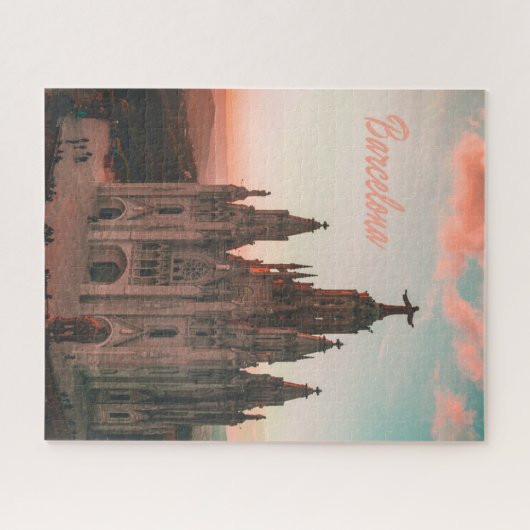 Puzzle Église espagnole de Barcelone (Horizontal)