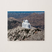 Puzzle Église isolée en montagnes grecques (Horizontal)
