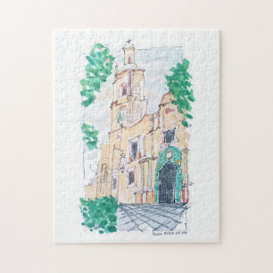 Puzzle Église Jaune