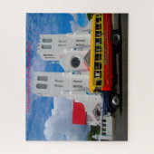 Puzzle Eglise religieuse Samoa.Salutations de Noël (Vertical)