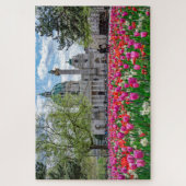 Puzzle Eglise Saint-Charles au printemps à Vienne, Autric (Vertical)