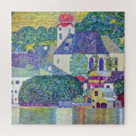 Puzzle Eglise St Wolfgang par Gustav Klimt, Art Victorien (Horizontal)