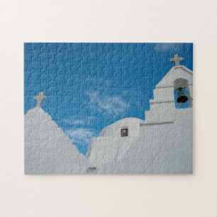 Puzzle Église typique blanchie à la chaux