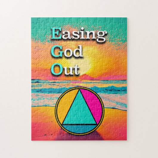Puzzle EGO Easing God Out Recovery Slogan Sunrise (Vertical)