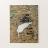 Puzzle - Egret in gras Legpuzzel (Verticaal)