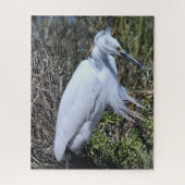 Puzzle Egret neigeux (Vertical)