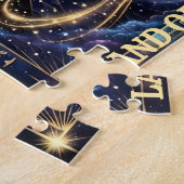 Puzzle Egyptian Eye of Horus Cosmic Pyramid Art (Côté)