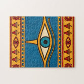 Puzzle Egyptian Eye of Horus, Eye of Ra Egypt Deity (Horizontal)