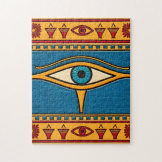 Puzzle Egyptian Eye of Horus, Eye of Ra Egypt Deity