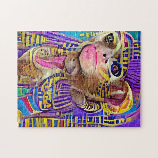 Puzzle Egyptian Monkey (Horizontal)