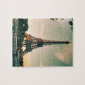 Puzzle Eiffel tour lancer oreiller (Horizontal)