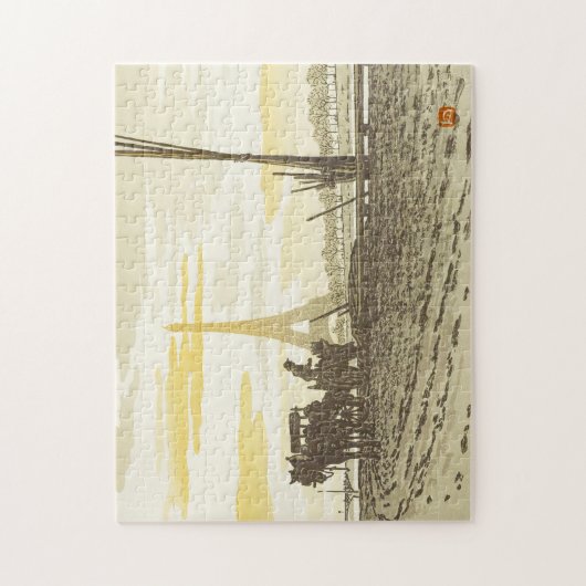 Puzzle  Eiffel Tower Coalmen 252 Piece (Vertical)