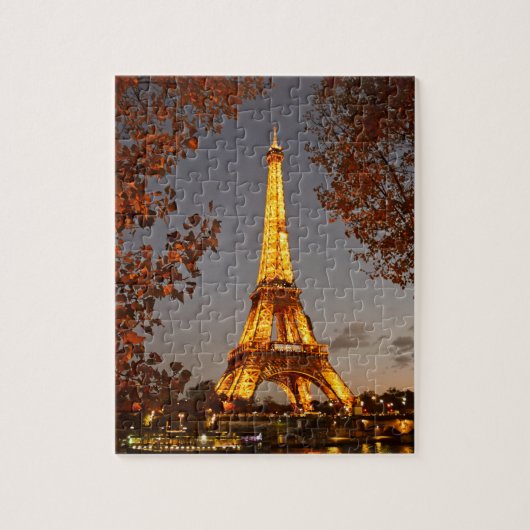 Puzzle Eiffel Tower - Paris - France - 8x10 - 110 pc (Vertical)