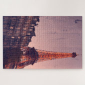 Puzzle Eiffel Tower -Paris Retro Style - 20x30 - 1014 pcs (Horizontal)