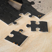 Puzzle Eight Majestic Horses - Chinese Ink Style (Côté)