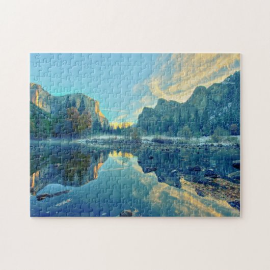 Puzzle EL Capitan et réflexion de trois frères (Horizontal)